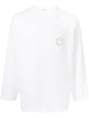 CRAIG GREEN EYELET CREW-NECK LONG-SLEEVE TOP