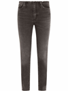 Dolce & Gabbana Logo-plaque Low-rise Skinny Jeans In Black