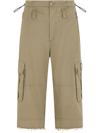 Dolce & Gabbana Knee-length Cargo Shorts In Neutrals