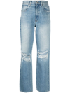 SLVRLAKE LONDON LONG TIME COMING DISTRESSED JEANS