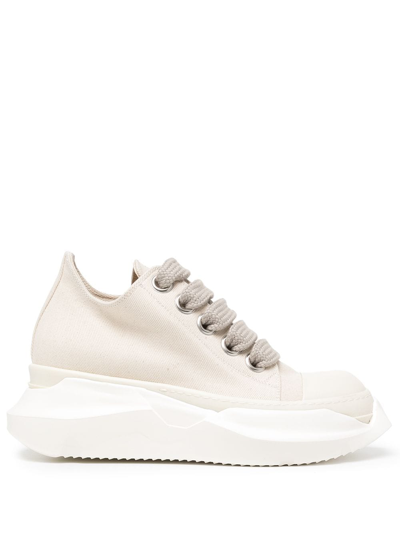 ほぼ新品！【RICK OWENS DRKSHDW】ホワイト26.5㎝ Abstract Rick Owens Drkshdw Abstract Low Sneakers In White | ModeSens