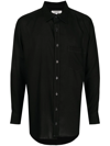 SULVAM CONTRAST-STITCH LONG-SLEEVE SHIRT