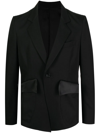 SULVAM SLASH SINGLE-BUTTON BLAZER