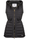 WOOLRICH QUILTED HOODED GILET