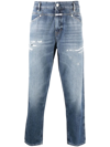 Closed X-lent Relaxed Tapered Leg Organic Cotton Jeans In Blue