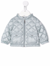 MONCLER QUILTED LOGO-PATCH JACKET