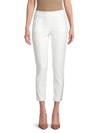 Nanette Lepore Women's Front-seam Ankle Pants In Ivory Igloo