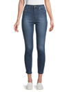 ARTICLES OF SOCIETY WOMEN'S HEATHER HIGH-RISE CROPPED JEANS
