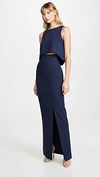 Black Halo Kacie 2 Piece Maxi Dress In Pacific Blue