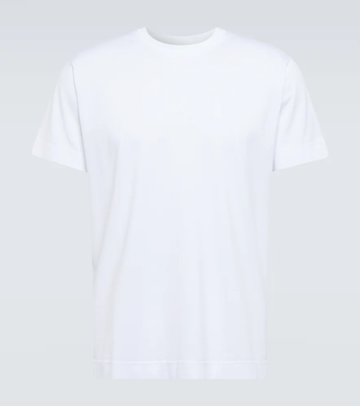 Givenchy Embroidered Cotton Jersey T-shirt In White