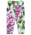 Dolce & Gabbana Baby Floral Cotton-blend Leggings In Giard.pitt.fdo Azzur
