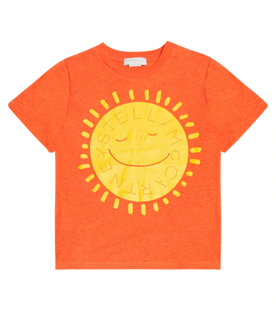 Stella Mccartney Kids' Sunshine T-shirt Orange