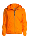 K-way Claude Zip-up Jacket In Orange