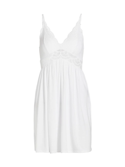 EBERJEY WOMEN'S MARIANA MODAL LACE-TRIM CHEMISE