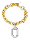 Rabanne Xl Link Two-tone Chain Necklace In Gold