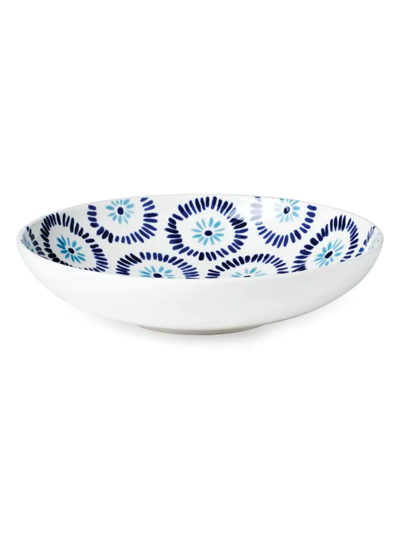 Kate Spade Floral Way Low Serving Bowl In White