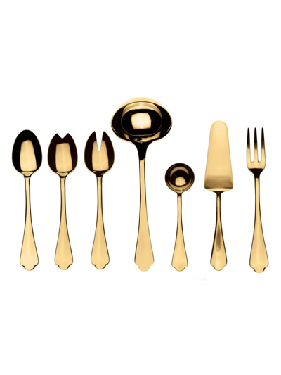 Mepra Dolce Vita 7-piece Serving Set In Gold