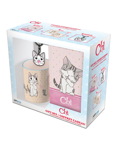 Abystyle Chi's Sweet Home - Chi's Cat-lover's Gift Set, 3 Piece In Multicolor