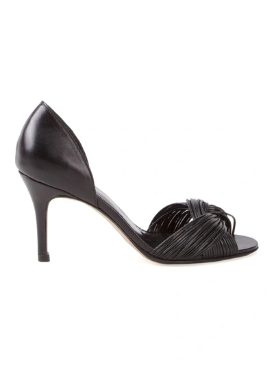 Sarah Chofakian Round-toe Pumps In Black