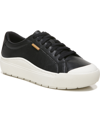 Dr. Scholl's Time Off Womens Padded Insole Low Top Athletic And Training Shoes In Black Faux Leather