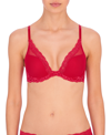 Natori Feathers Lace Bra 730023 In Chili