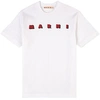 Marni Logo-print T-shirt In White