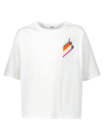 Indee Kids T-shirt For Girls In Bianco