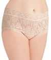 Hanky Panky Plus Size Signature Lace Boyshort In Chai