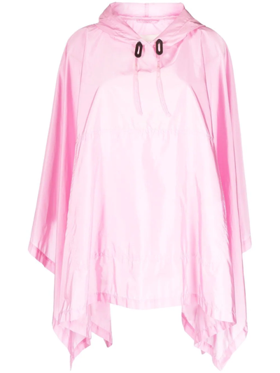 Mackintosh Alness Hooded Cape In Rosa
