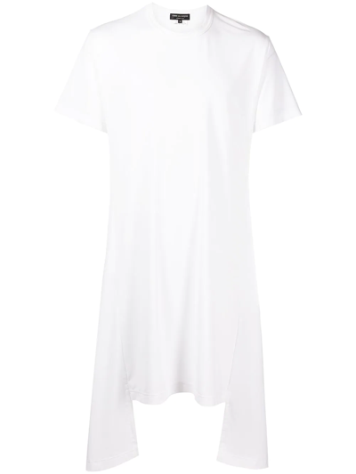 Comme Des Garçons Homme Deux Comme Des Garcons Homme Plus White Print Long T-shirt