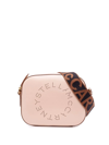 Stella Mccartney Blush Pink Faux Leather Crossbody Bag In Rosa