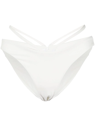 Jonathan Simkhai Cut-out Detail Bottoms In Weiss