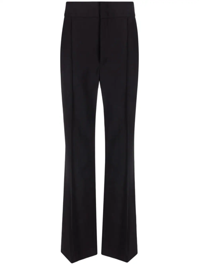 Isabel Marant Liolirok Straight-leg Wool Trousers In ブラック