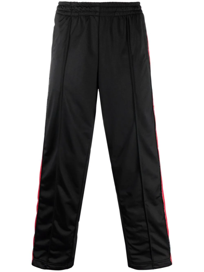 Vetements Straight-leg Track Trousers In Schwarz