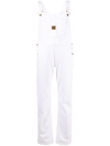 Washington Dee Cee Washington Dee-cee Woman Overalls White Size 30 Cotton In Weiss