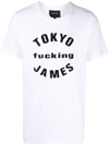 TOKYO JAMES LOGO-PRINT SHORT-SLEEVED T-SHIRT