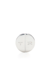 True Rocks Round Pill Stud Earring In Silver