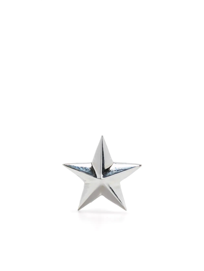 True Rocks Star Stud Single Earring In Silver