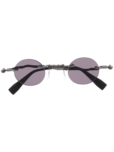 Kuboraum Mask H42 Round Frame Sunglasses In Black