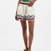 La Doublej Cotton Poplin Drawstring Shorts In Ruote Placée