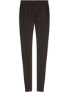 Dolce & Gabbana Pinstriped Tailored Slim-fit Trousers In Schwarz