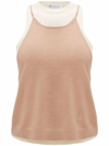 JW ANDERSON LAYERED-EFFECT KNITTED TANK TOP