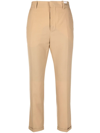 Marni Mid-rise Straight-leg Trousers In Brown