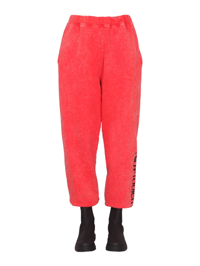 Aries "no Problemo" Jogging Trousers In Red