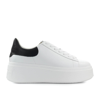 Ash Moby Sneakers In White Leather In Weiss