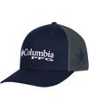 Columbia Dallas Cowboys Pfg Mesh Snapback Cap In Navy