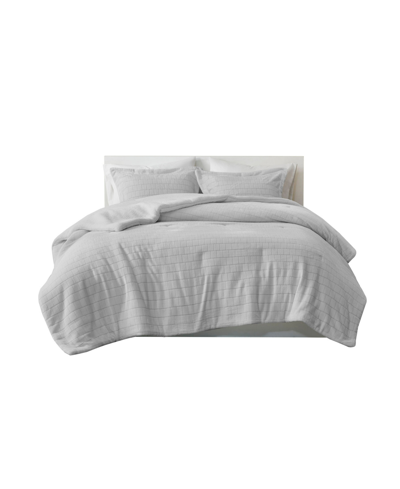 Sleep Philosophy Laurie 3-pc. Comforter Set, Full/queen In Gray