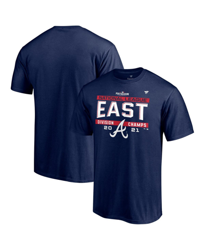 Fanatics Men's  Branded Navy Atlanta Braves 2022 Nl East Division Champions Locker Room Big And Tall