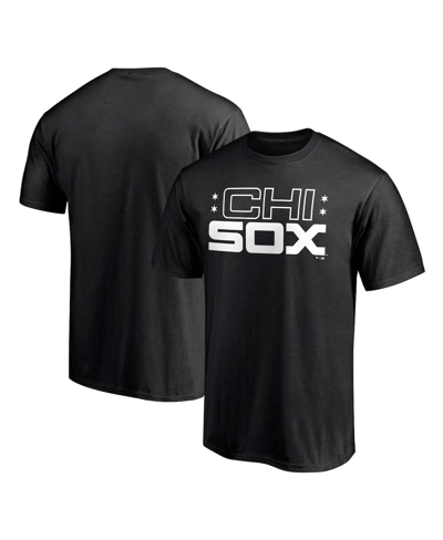Fanatics Men's  Black Chicago White Sox Chi Sox Hometown Collection T-shirt