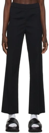 Jil Sander Straight-leg Cotton-gabardine Trousers In 001 Black